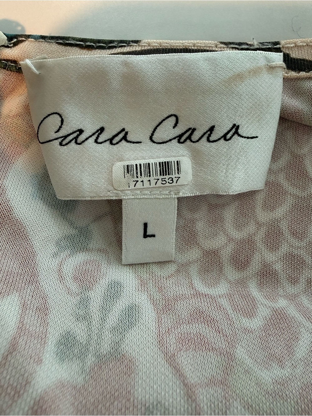 Cara Cara Maisy Turtledove Luxor Ruched Jersey Midi Dress Size L - Picture 3 of 11